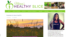 Desktop Screenshot of marciashealthyslice.com